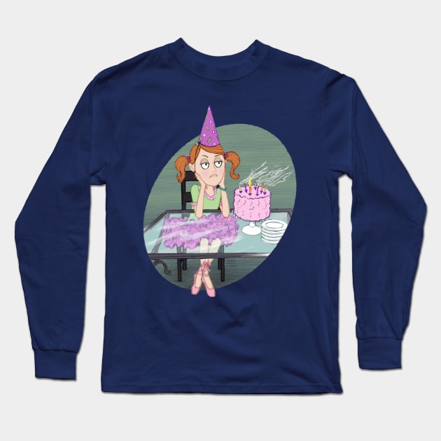 Birthday Without Wishes Long Sleeve T-Shirt by moonfreakformula